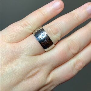 NWT - Inori Italian Stainless Steel Silver Ring Size 9.5